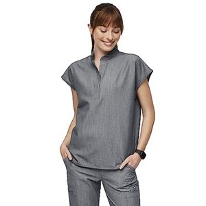 Figs Rafaela Oversized Scrub Top Graphite Gray size XXL